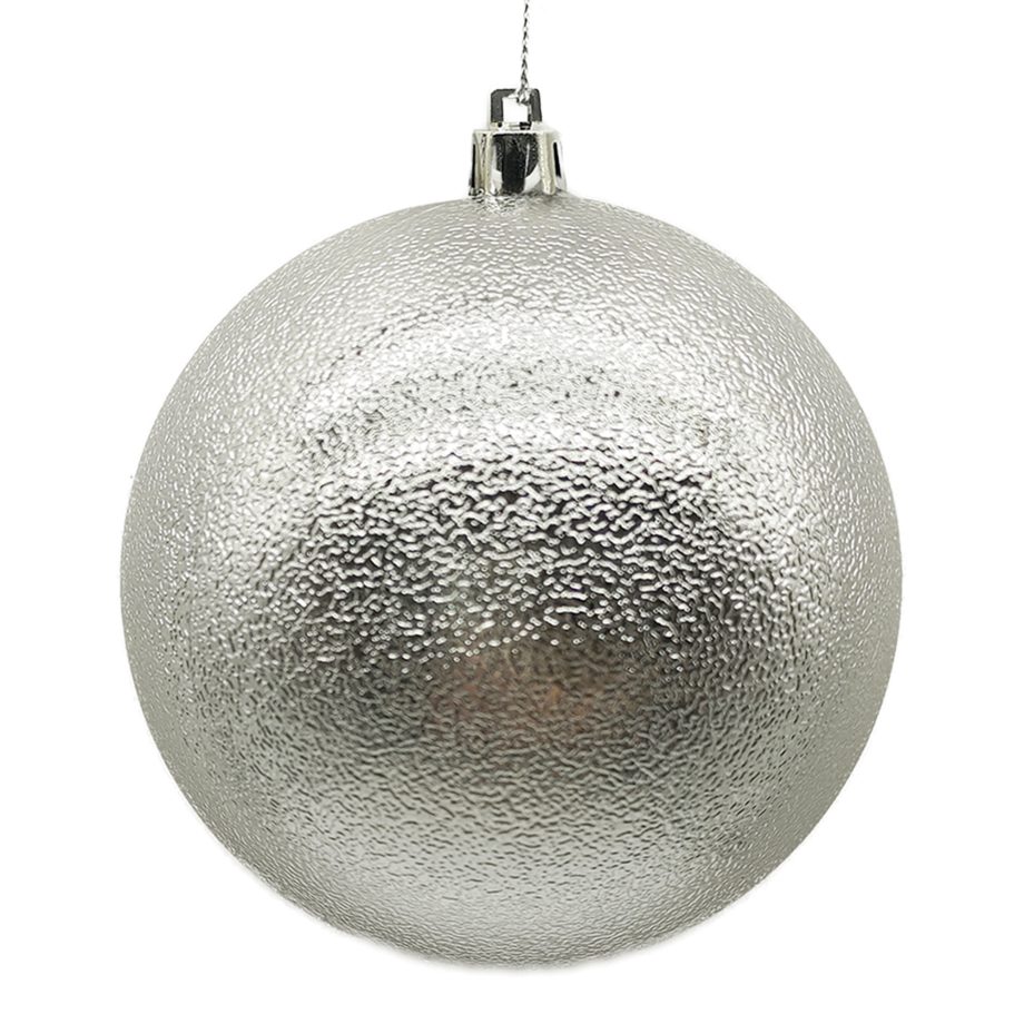 BALL TEXTURED 150MM SILVER