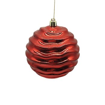 BALL WAVE 100MM SHINY RED