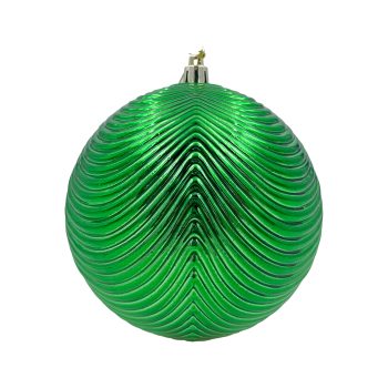 BALL SCALLOPED 120MM SHINY HUNTER GREEN