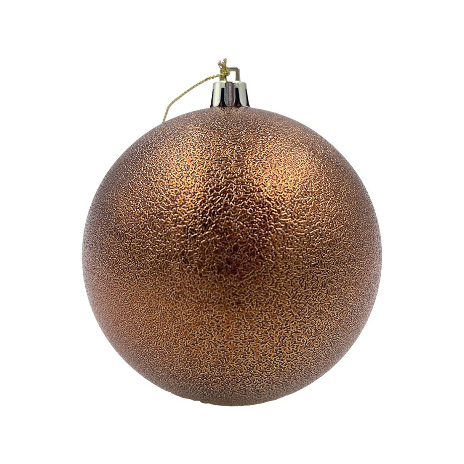 BALL TEXTURED 100MM CHOCOLATE