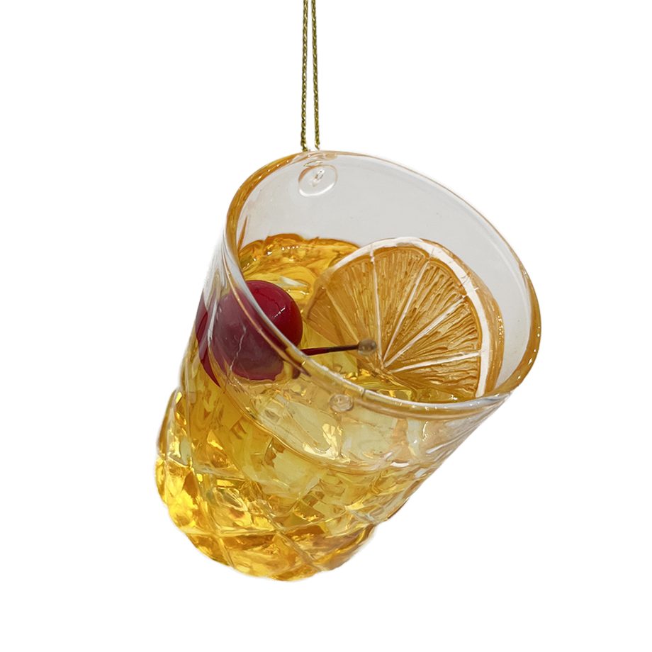 ORN GLASS WHISKY SOUR COCKTAIL 2" WHISKY