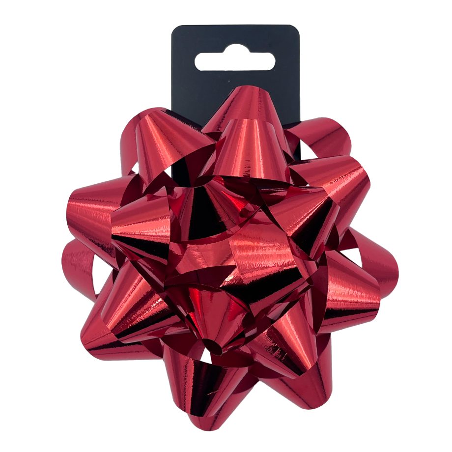 STAR BOW 5" RED