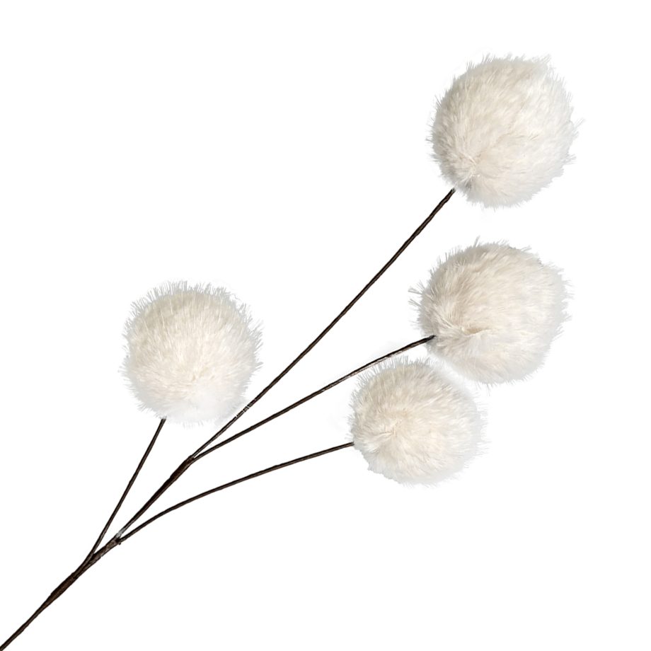 SPRAY FUR BALL X 4 IVORY 24"