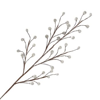 SPRAY CRYSTAL ICED/CLEAR 29" W/ GLITTER