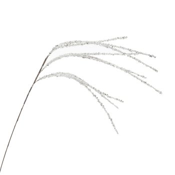 SPRAY ICED BEADS CLEAR 33'' W/ SEQUINS