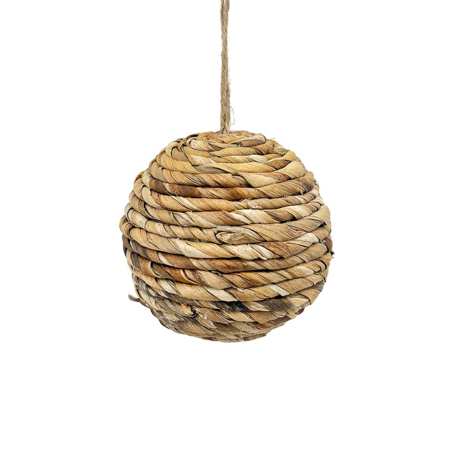 BALL NATURAL HUSK ROPE 4" NATURAL