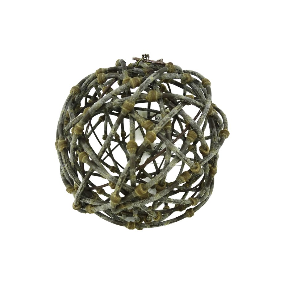 BALL NATURAL VINE 4" BROWN INTERLACED