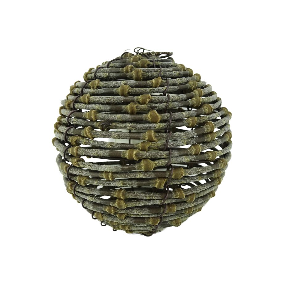 BALL NATURAL VINE 4" HORIZONTALLY-WOVEN