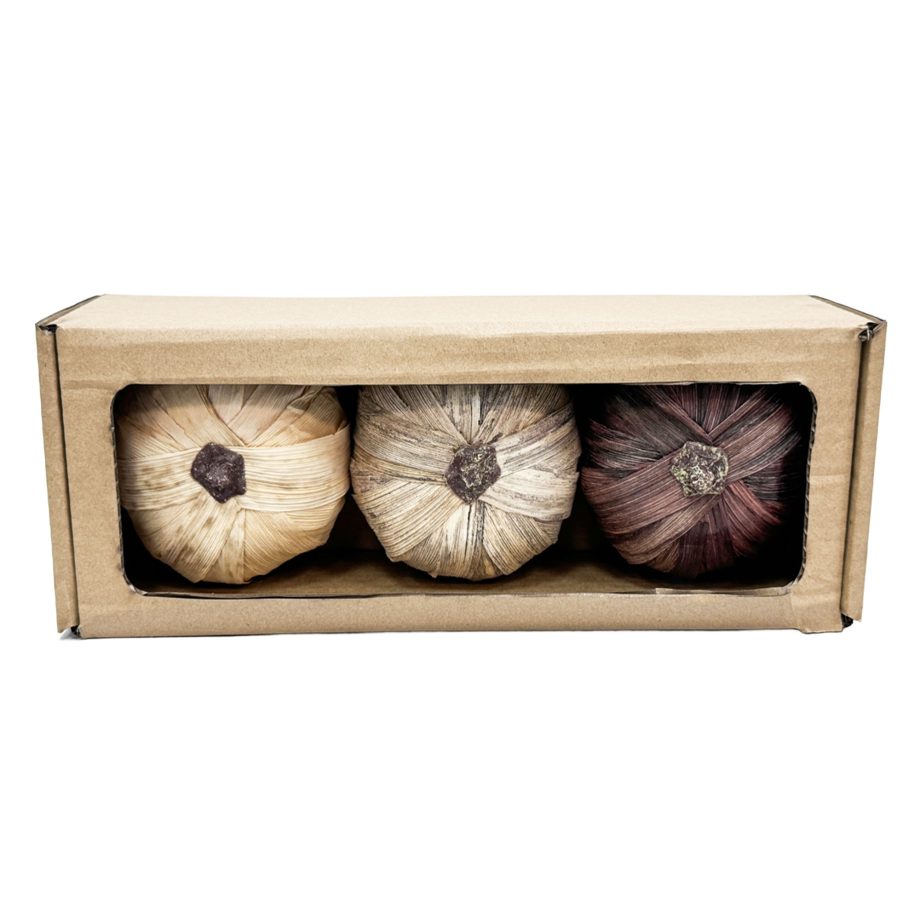 FALL PUMPKIN CORN HUSK 105MM BEIGE| BROWN| DK. BEIGE SET OF 3