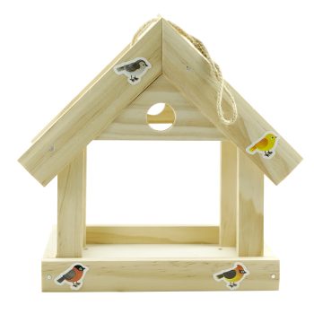 DIY BIRD FEEDER, 8.5" X 5.5" X 8.7"