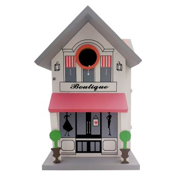 BIRDHOUSE- BOUTIQUE, 7" X 6.7" X 11"