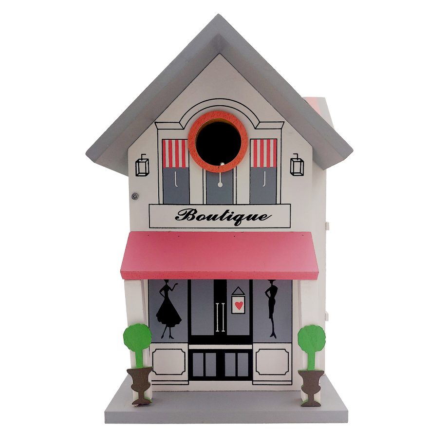 BIRDHOUSE- BOUTIQUE, 7" X 6.7" X 11"