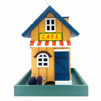 BIRDFEEDER- CAFE, 7" X 7" X 9"
