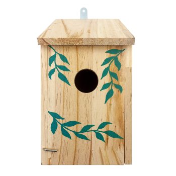 BIRDHOUSE- PINE, 5" X 5" X 9"