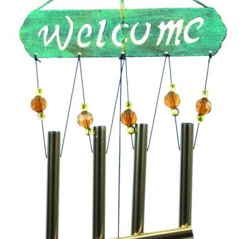 METAL WIND CHIME - LADYBUGS