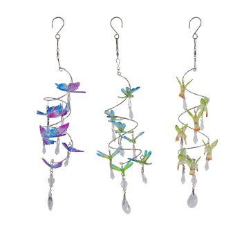 ACRYLIC & CRYSTAL TWISTER 3ASST