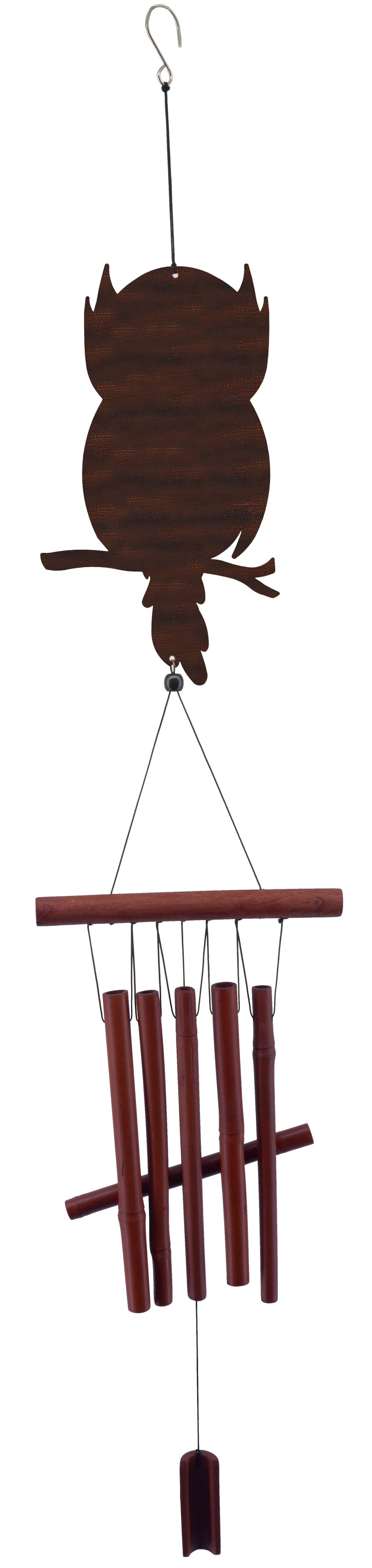 OWL WIND CHIME - COPPER FINISH