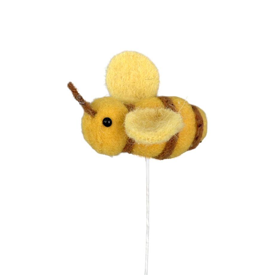 BUMBLE BEE FELT ON PICK 10"