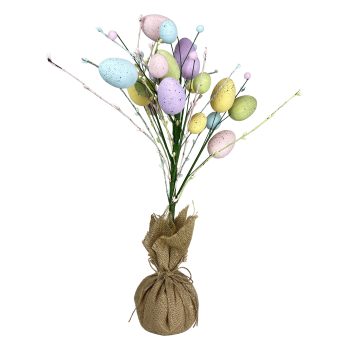 EASTER TREE WITH EGGS 21.5" MULTI