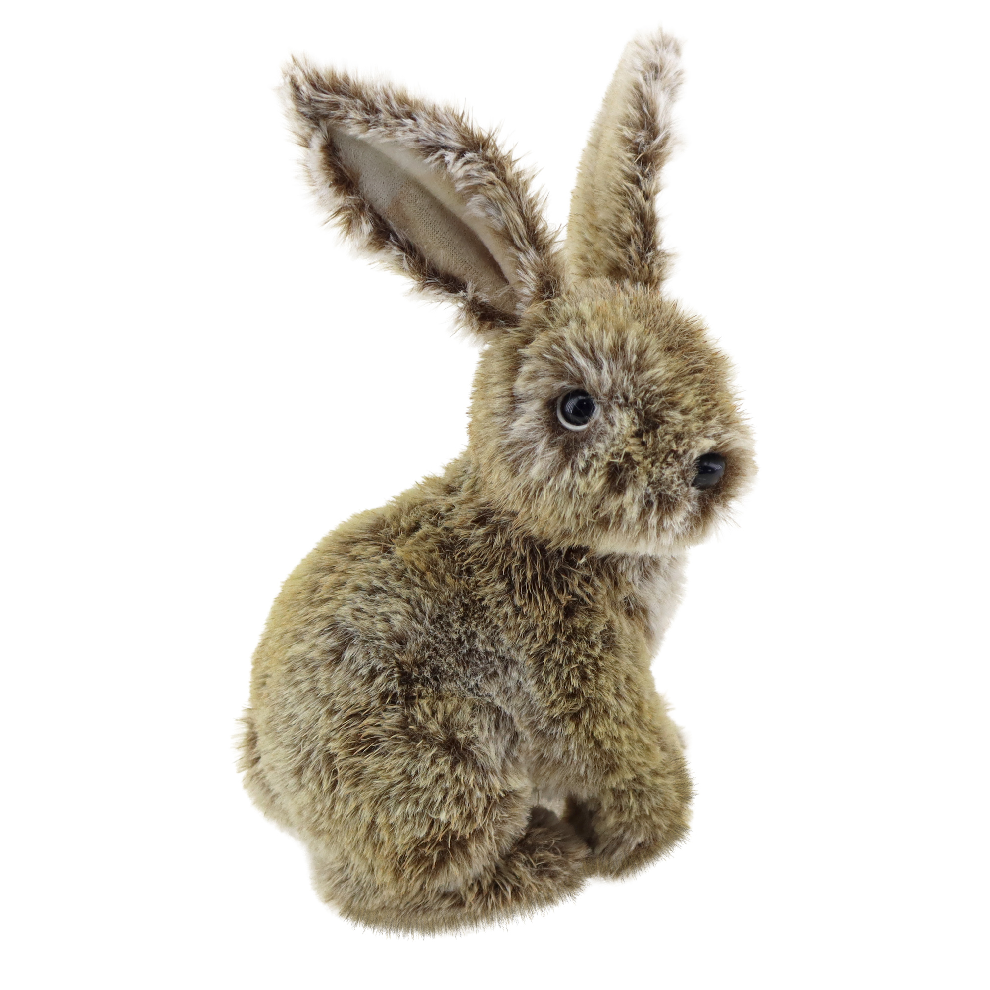RABBIT SITTING 8" BROWN FUR