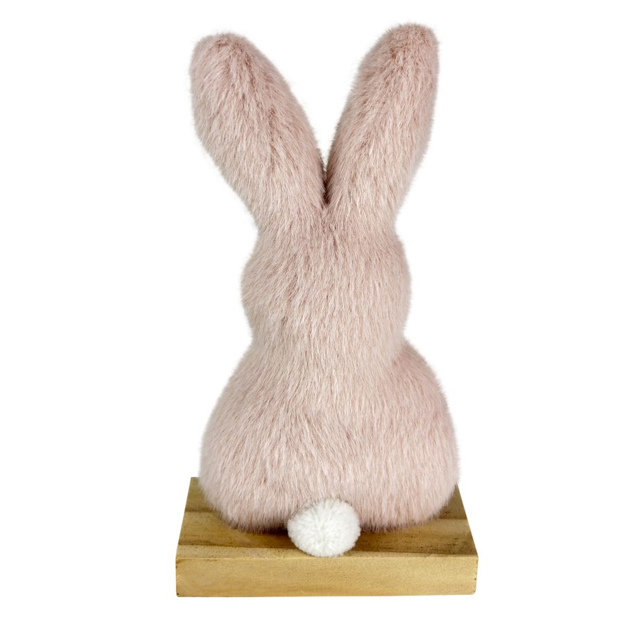 PLUSH RABBIT STANDING 7.5" GREEN