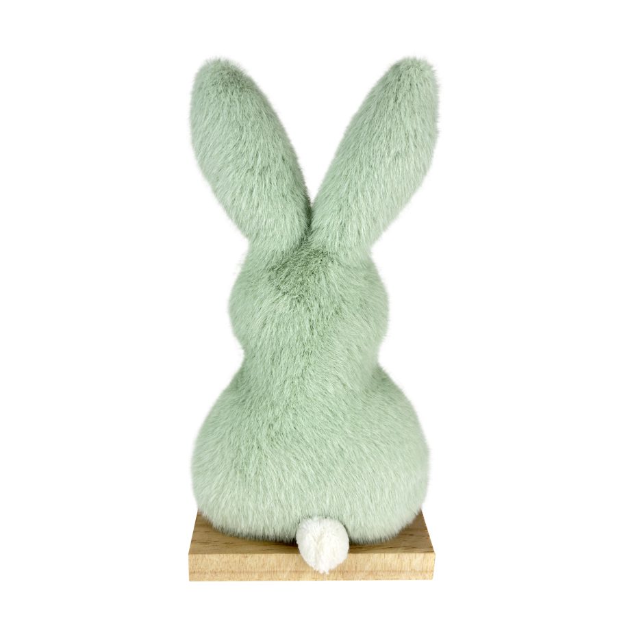 PLUSH RABBIT STANDING 10" GREEN