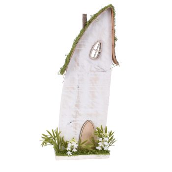 HOUSE DISPLAY 16.5" WHITE/NATURAL FINISH