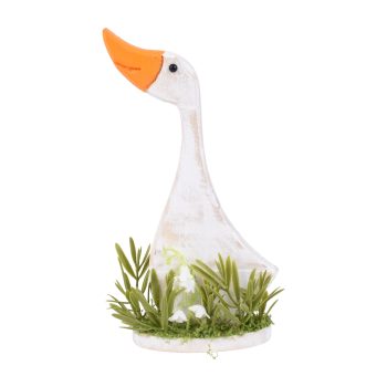 DUCK WOODEN 9"H