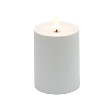 CANDLE LED O/D 3"X4"H 3D FLICKER FLAME 2AA W/TIMER