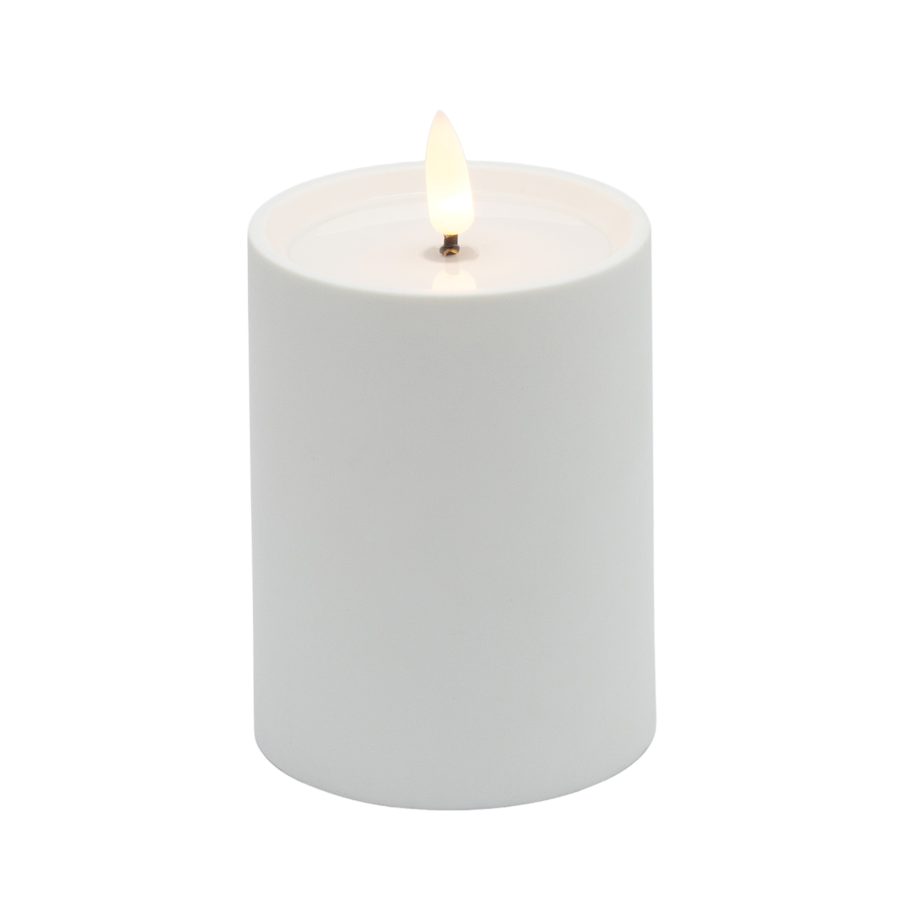 CANDLE LED SOLAR O/D 3"X4" 3D FLICKER FLAME INCL.1AA LB