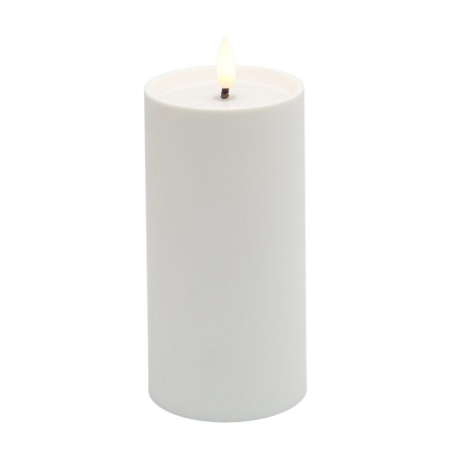 CANDLE LED SOLAR O/D 3"X6" 3D FLICKER FLAME INCL.1AA LB