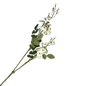SPRAY WILD MEADOW ROSE 29.5" WHITE