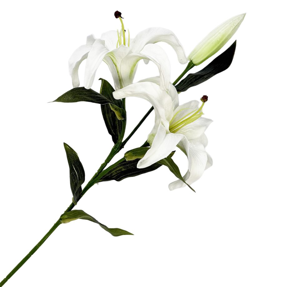 SPRAY LILY 23" WHITE