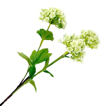 SPRAY HYDRANGEA X 3 27.5" GREEN REAL TOUCH