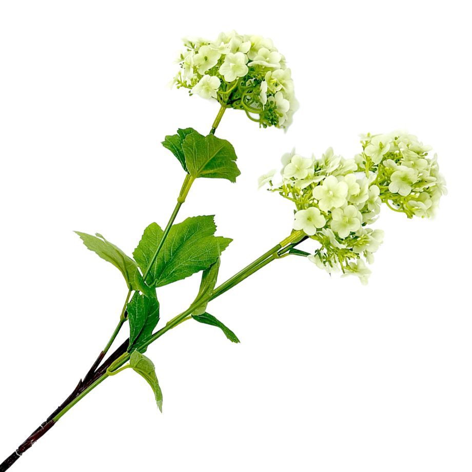 SPRAY HYDRANGEA X 3 27.5" GREEN REAL TOUCH