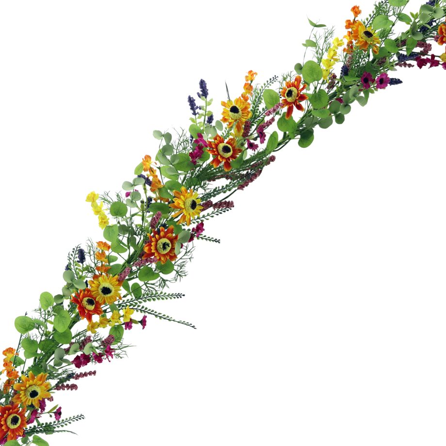 GARLAND WILDFLOWERS 60" YELLOW/ORANGE FLOWERS