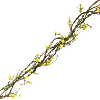 GARLAND FORSYTHIA 60" NATURAL BRANCH W/MOSS