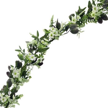 GARLAND JADE " PHLAXED 60" WHITE/GREEN