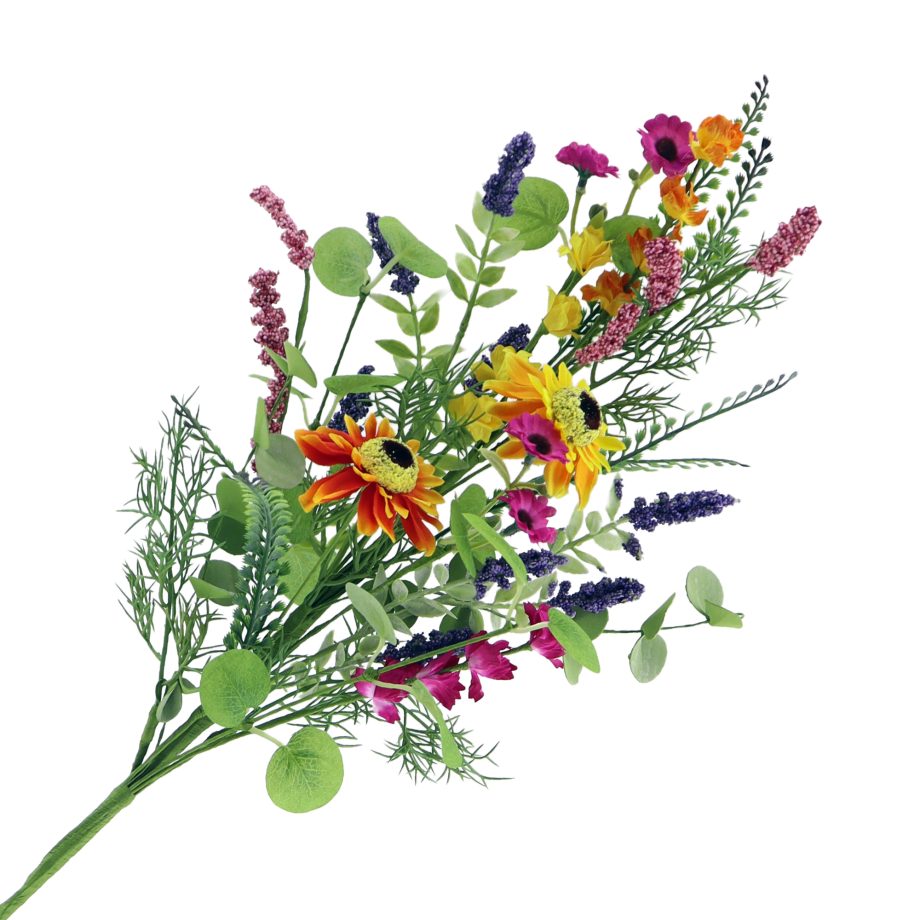 SPRAY WILDFLOWER S 23" MIXED PINK/CORAL