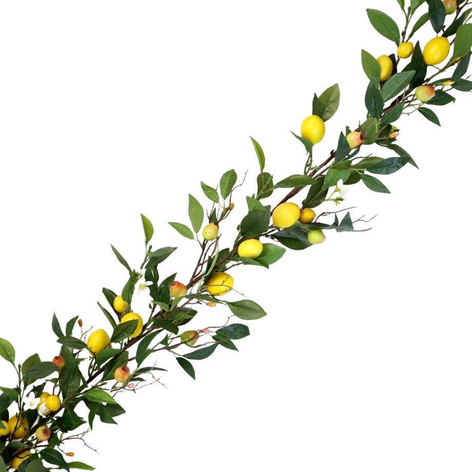 GARLAND LEMON SM  60" YELLOW/GREEN