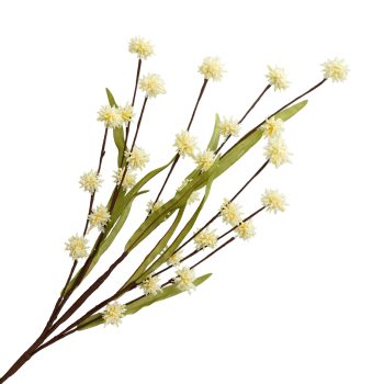 SPRAY WILDFLOWER POD 29.5" CREAM