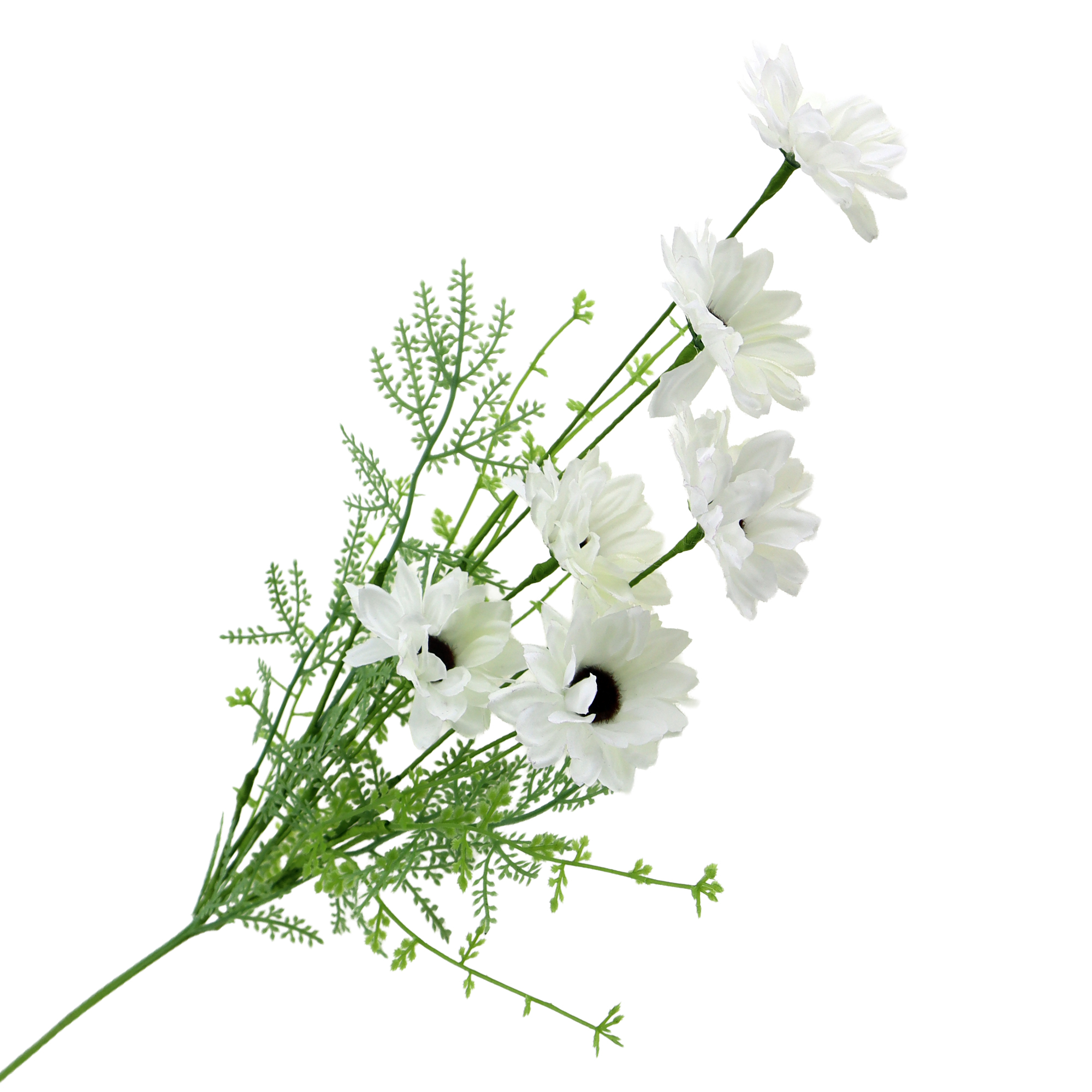 SPRAY 24" WHITE SPRING FLORAL