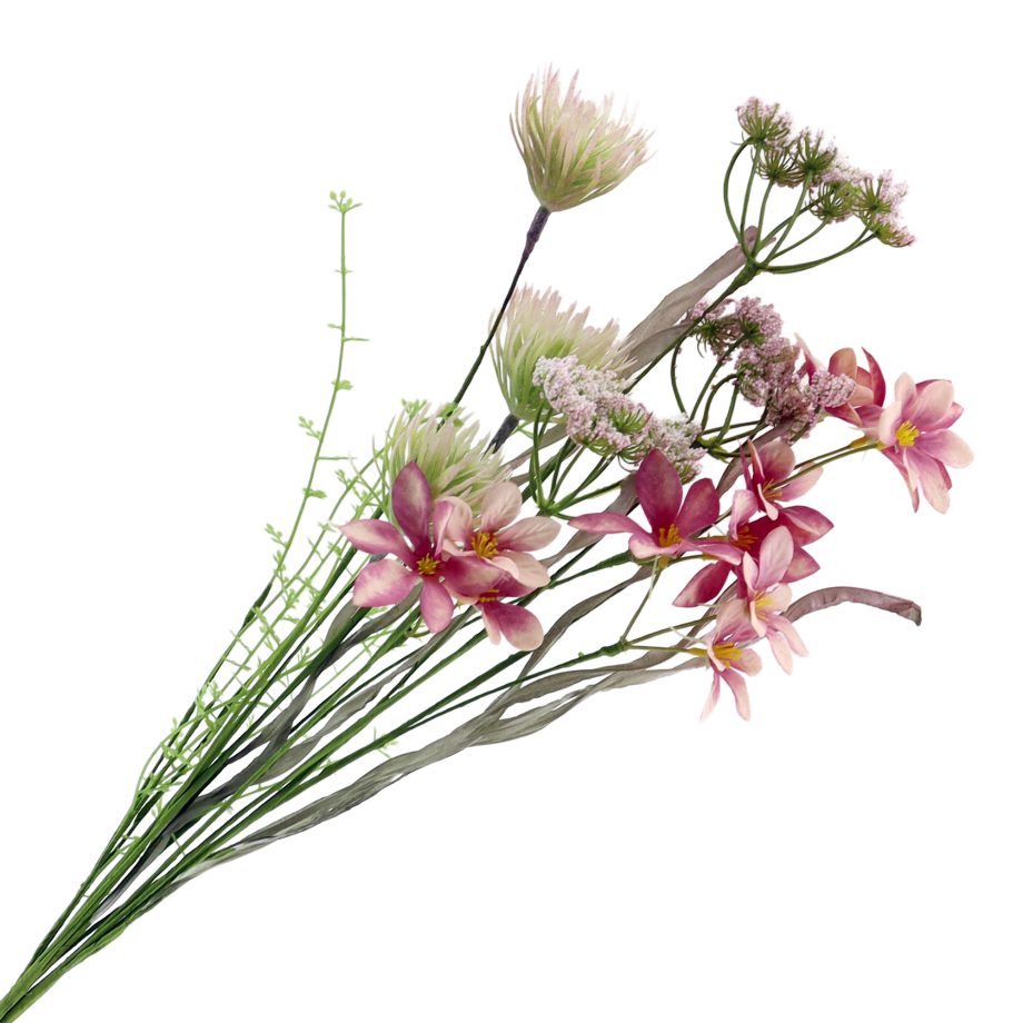 SPRAY 25" PINK SPRING FLORAL