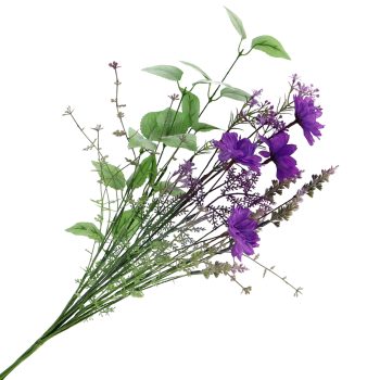 SPRAY 25" PURPLE SPRING FLORAL