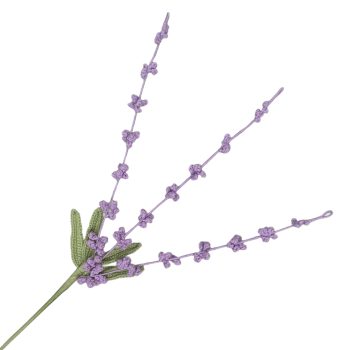 CROCHET STEM BERRY 21" LILAC