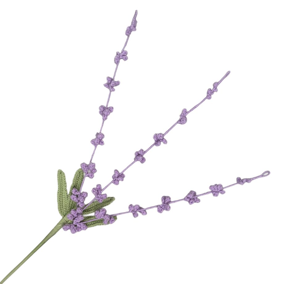 CROCHET STEM BERRY 21" LILAC