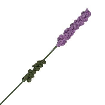 CROCHET STEM SALVIA 16" PLUM