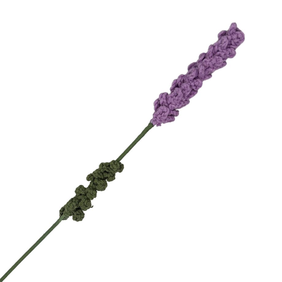 CROCHET STEM SALVIA 16" PLUM