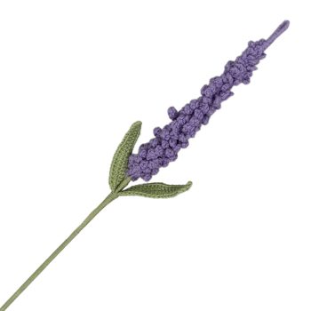 CROCHET LAVENDER STEM 19" LILAC