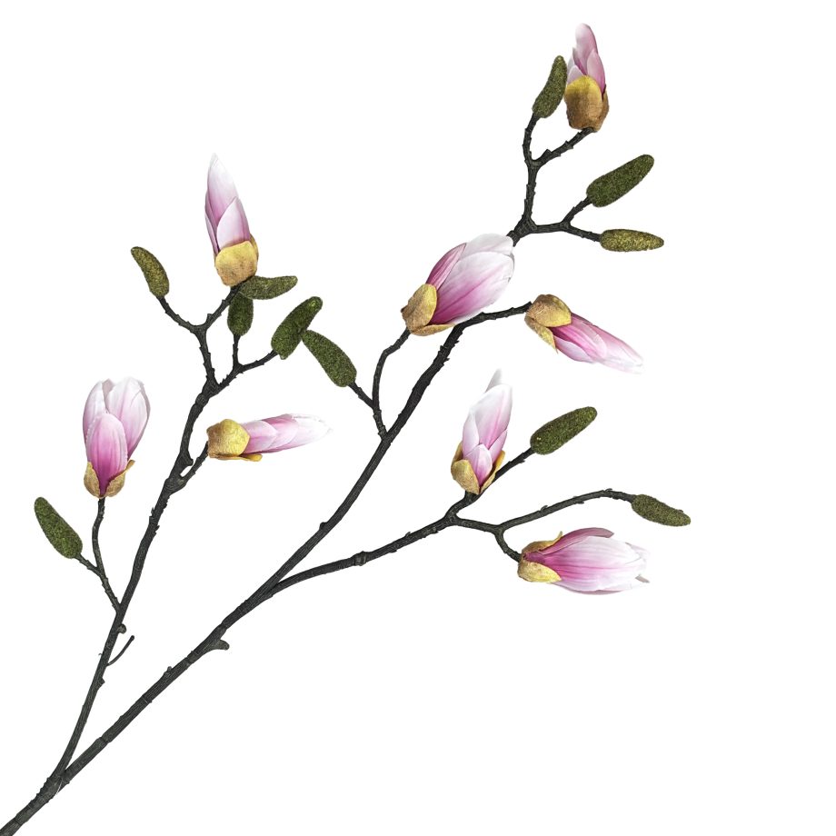 SPRAY MAGNOLIA BUD 36.5" PINK